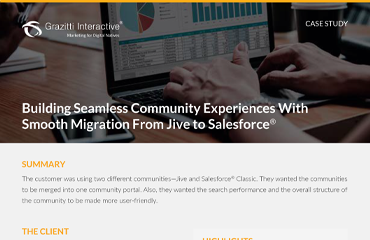 Building Seamless Community Experiences With Smooth Migration From Jive to Salesforce®